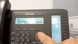 How to change the PBX Address On a Panasonic KX-NT553