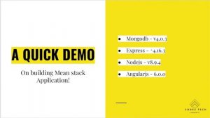 Mean Stack CRUD Application Tutorial 1 | MEAN Stack Beginners Tutorial in 30 Minutes