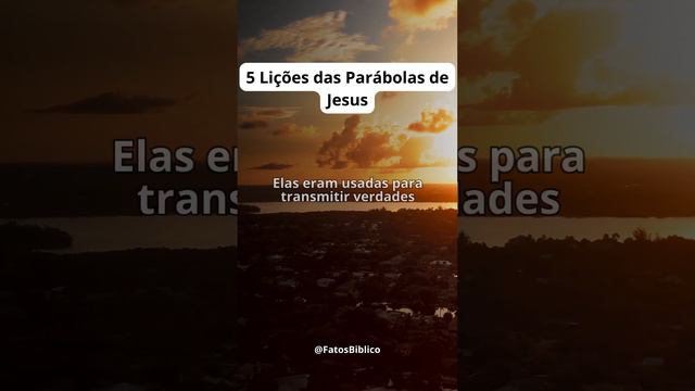 5 Lições das Parábolas de Jesus! смотреть онлайн