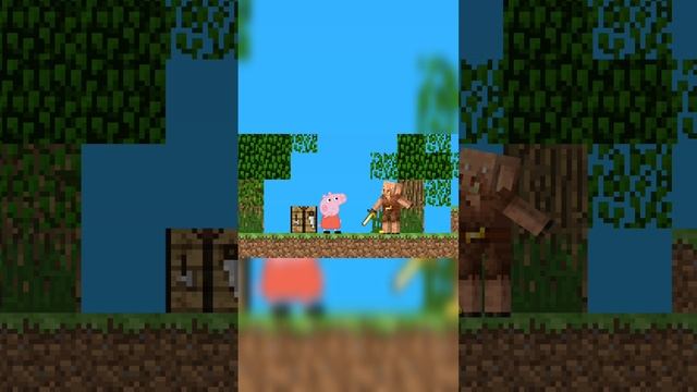 Peppa Vs Minecraft : Gold! (Minecraft Animation) смотреть онлайн