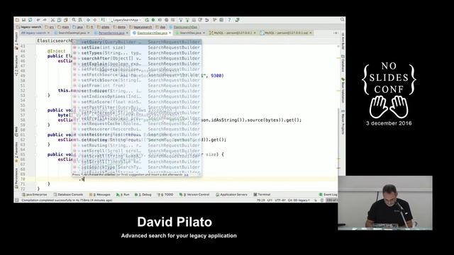 Advanced search for your legacy application - David Pilato смотреть онлайн