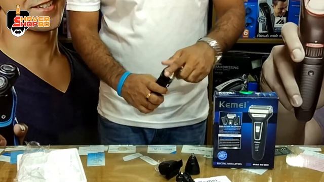 文山批發_理髮、刮鬍子、剪鼻毛，3合1，多功能刮鬍刀。充電式 可換電池 理髮器 理髮機 鼻毛機