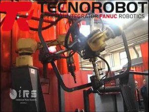 Робот Fanuc в составе комплекса для сварки и закрепления