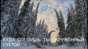 Куда спешишь ты окружённый суетой. Христианская песня.