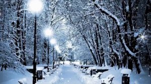Tombe la neige.  Salvatore Adamo.  Падает снег.  Учим французский по песням.