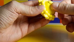 Лев из пластилина?Как слепить льва?Plasticine clay lion.