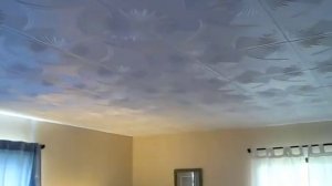 DIY STYROFOAM INSTALL How to install yourself Ceiling Tiles interior design and crafts