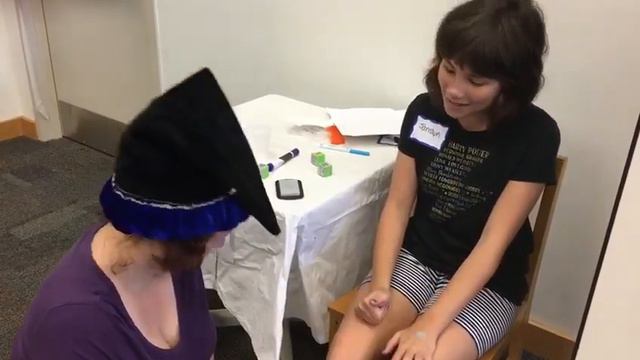 Sorting hat at Chelmsford library Harry Potter party смотреть онлайн