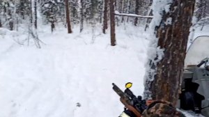 #РСР #ATAMAN Стреляем по мандаринам с ПСП Атаман 5.5 Ultra-c Отдыхаем на зимовье в Сибири в тайге.