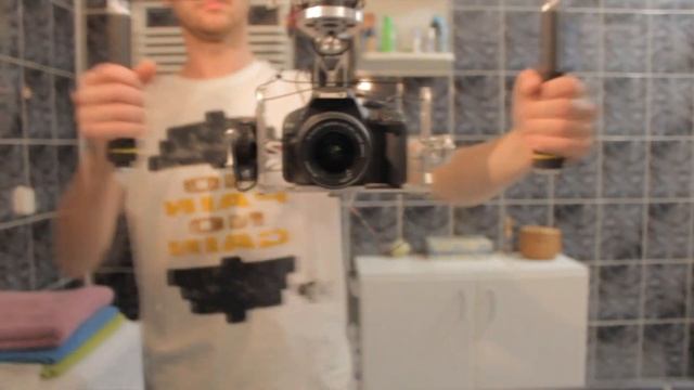 Brushless 3axis steadicam/gimbal Xtype Large on alexmos test 1 Canon 550d смотреть онлайн