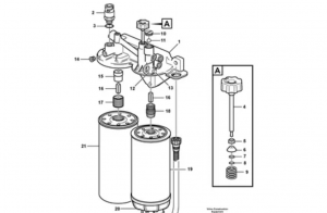 Течет блок фильтров VOLVO FH 13