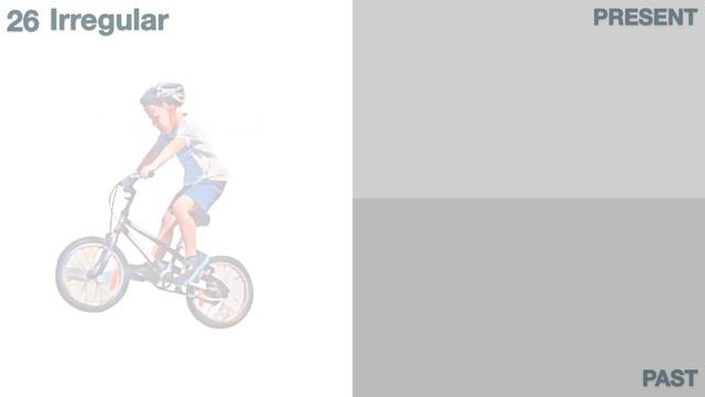 50 common verbs | Past tense | Regular and irregular verbs | Picture cards смотреть онлайн