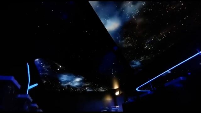 3D Effect New Technology on Stretch Ceiling with RGB LED light Installation смотреть онлайн