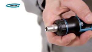 Отвертка реверсивная с револьверным механизмом 11 в 1 GROSS, арт. 11601