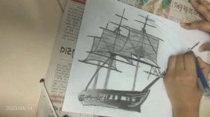 How to make the ship's sketch⛵