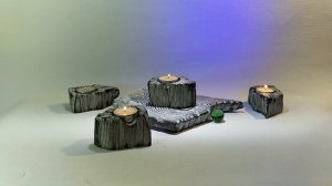 ДЕКОР. Подсвечник из дерева, ручная работа.