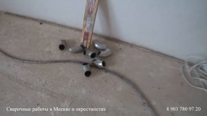 Перенос водопроводных труб.