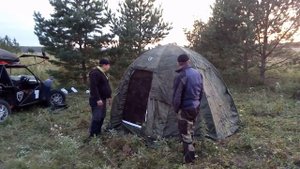 Палатка УП-2 "Берег" с печью для Русского географического общества