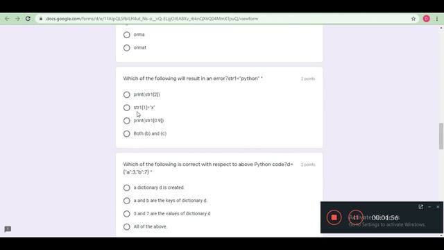 National Level Quiz on Python Programming | Python Programming E-Quiz | Programming Quiz Certificat