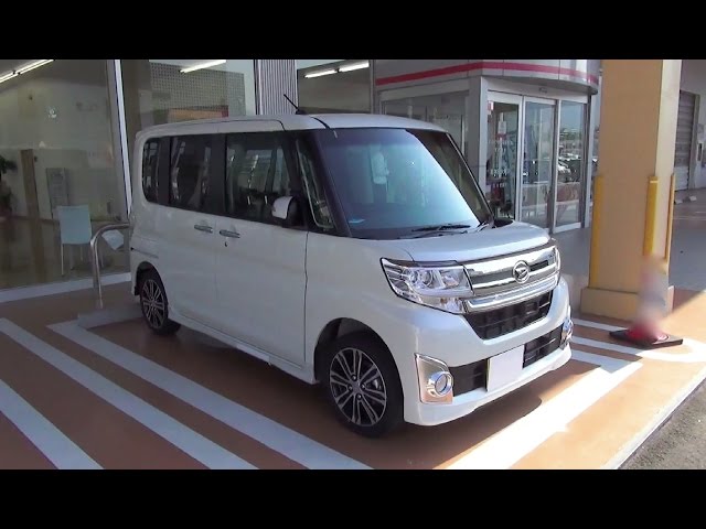 Дайхатсу видео обзор. Дайхатсу танто и Субару. Накладки порогов Daihatsu tanto 2.