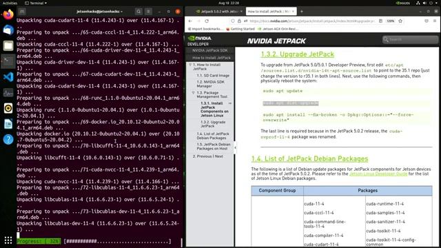 Upgrade NVIDIA Jetson JetPack 5 смотреть онлайн