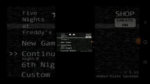 ПРОВЕРКА custom night СЕКРЕТНЫЙ КОД fnaf 1 пасхалки фнаф 1