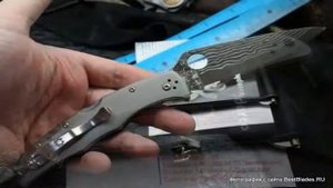 Нож Spyderco Endura 4 Titanium Damascus 10TIPD