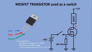 How to control 12V devices with Arduino. Using Relay vs Using MOSFET transistor