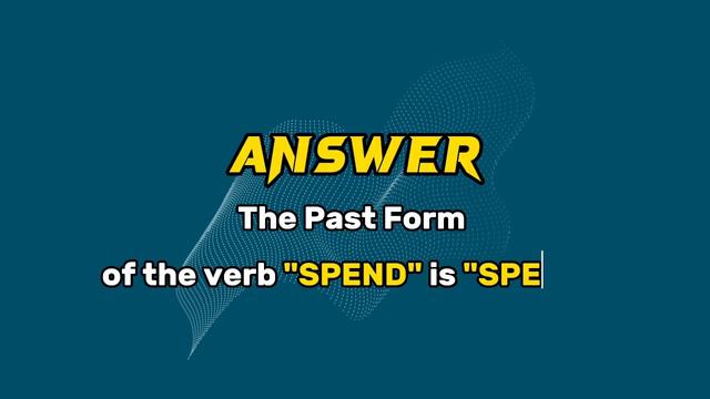 Spend V3 Conjugation English Verb to Spend | Spend Verb Forms - V1 V2 V3 V4 V5 # ...