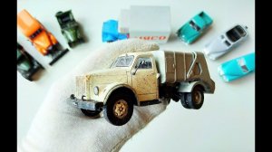 Тюнинг масштабных моделей грузовиков ГАЗ-51 мусоровоз и фургон рефрижератор масштаб 43. Про машинки!