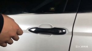 Накладки на дверные ручки и под ручки (хром, черный карбон) Toyota Camry (8G) XV70 2017-