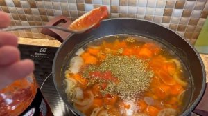 462.Рецепт вкусного супа пюре из нута с овощами??