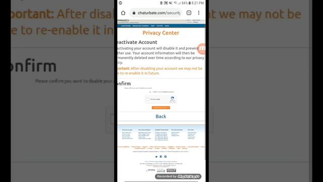 How To Delete Your Chaturbate Account