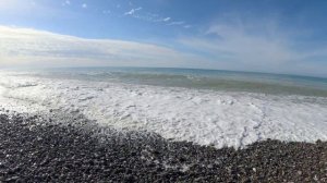 Пляж Солоники. 29.10.2023.?ЛАЗАРЕВСКОЕ СЕГОДНЯ?СОЧИ.