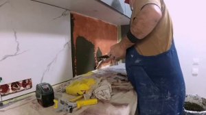 Фартук на кухне из плитки