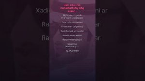 Qani o'sha Madinaning, savob to'la ko'chalari...