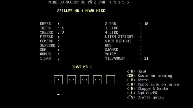 Verm plays "Yatzy" смотреть онлайн