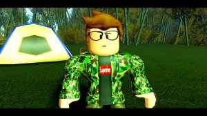 Страшная История 24 Часа В ЛЕСУ Челлендж ! Влад А4 ! Страшная история в Роблокс