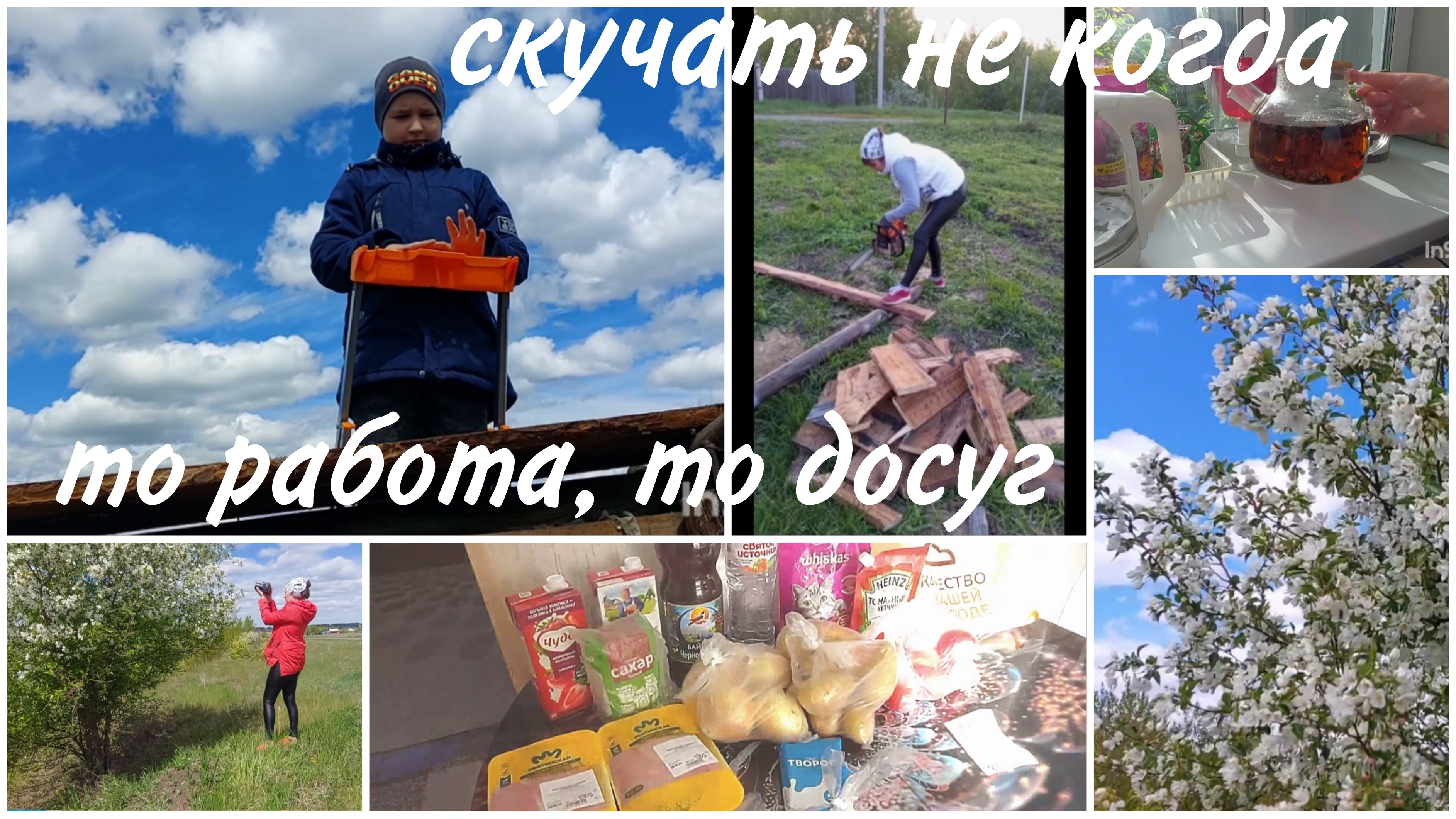 купили дом! начинаем ломать! немного покупок . весна до свидания!