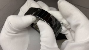 Наручные часы Rado, кварцевые, браслет, черные, керамика