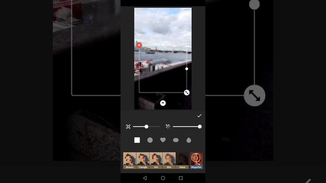 Урок 16  Эффект блюра (размытия) в приложении InShot