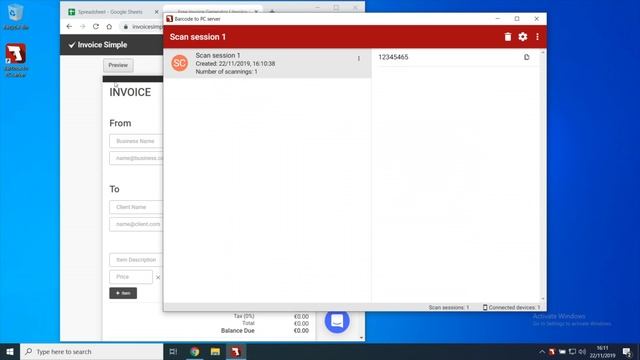 How to create Output Templates in the "Barcode to PC" app смотреть онлайн