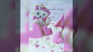 Торт с пряниками. Начинка молочная девочка.