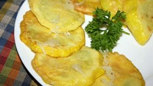 ПАТИССОНЫ ЖАРЕННЫЕ С ЗЕЛЕНЬЮ.