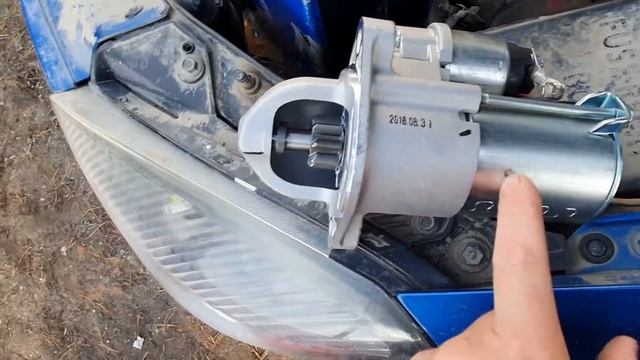 ставлю новый стартер kia rio jb смотреть онлайн