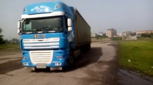 важдени фура дар гипрозем Тест Драйв в Душанбе Таджикистан Дальнобойщик