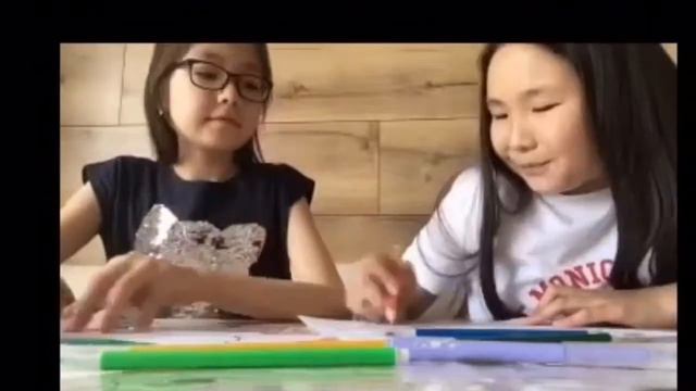 3 МАРКЁРА ЧЕЛЛЕНДЖ/ЭТО НАШЕ ПЕРВОЕ ВИДЕО.НЕ СУДИТЕ СТРОГО смотреть онлайн