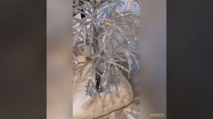 Деревья из бисера. Зимняя композиция.