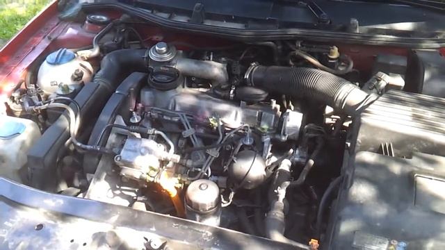 Работа двигателя 1.9 TDi ALH