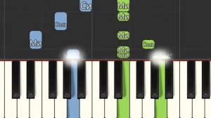 House Of The Rising Sun (Дом восходящего солнца) for piano - американская народная песня